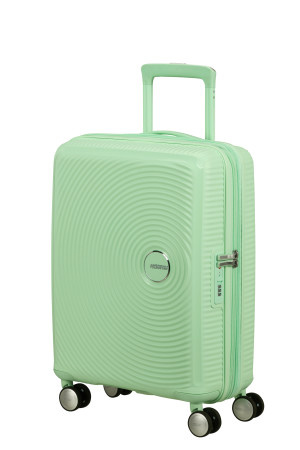 Walizka kabinowa American Tourister Soundbox 55cm powiększana zielona jasna