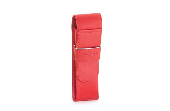 Etui na dwa pióra Valentini Black & Red Diamond 436 czerwone