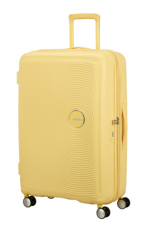 Walizka American Tourister Soundbox 77cm powiększana żółta jasna