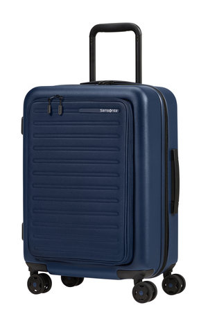 Walizka Samsonite Stackd 55cm powiększana granatowa