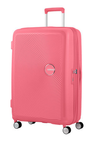 Walizka American Tourister Soundbox 77cm powiększana różowa