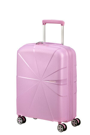 Walizka kabinowa American Tourister Starvibe 55cm powiększana fioletowa